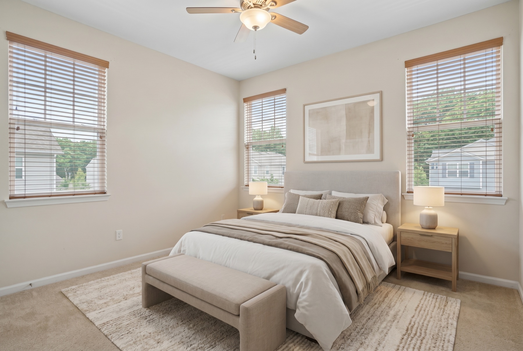 AI-enhanced real estate bedroom concept